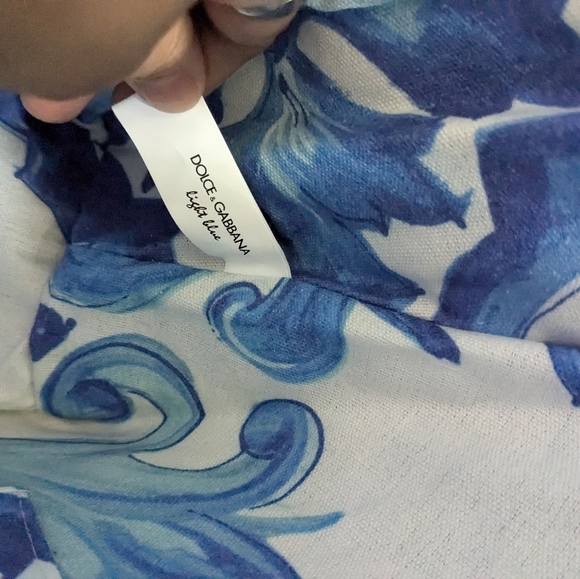 Dolce and Gabbana light blue tote bag - Picture 6 of 8